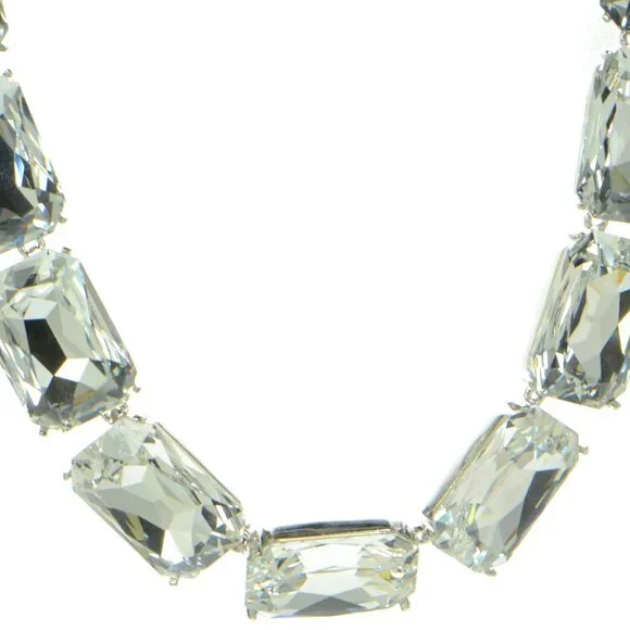 Oscar de la Renta Bold Crystal Necklace - Picture 2 of 4